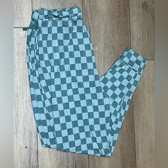 Dream Big Little Co. Other - Dream Big Little Co. Men’s Checkered Pajama Lounge Bamboo Jogger Pants Large